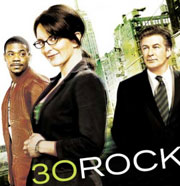 Tina Fey, Alec Baldwin, and Tracy Morgan on 30 Rock